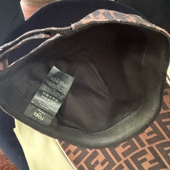 -SOLD-Authentic -FENDI- ZUCCA FF Logo Baseball Cap - Picture 11 of 11